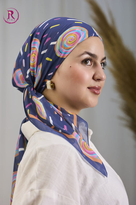 Printed Chiffon Scarf