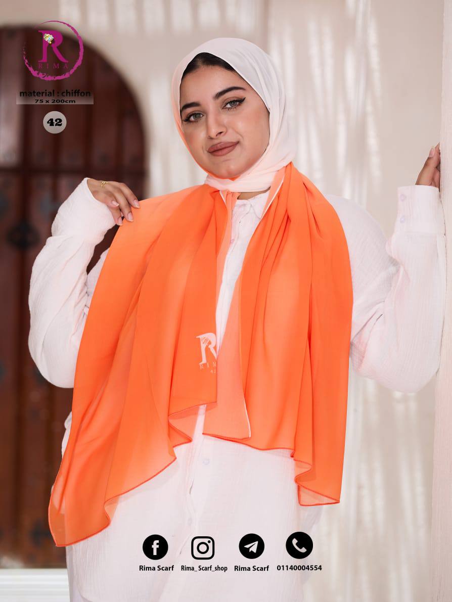 Chiffon Degrade Scarf