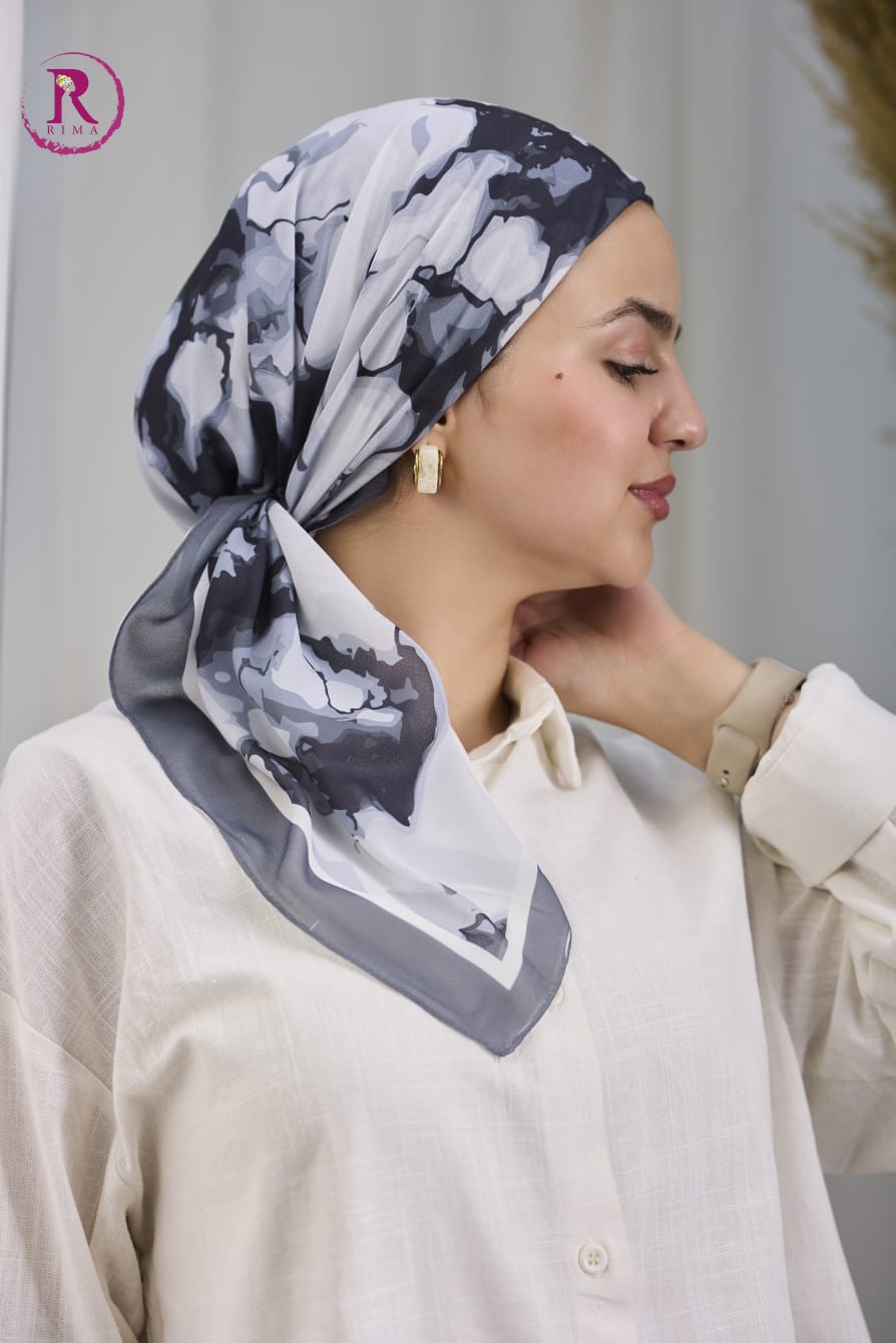 Printed Chiffon Scarf