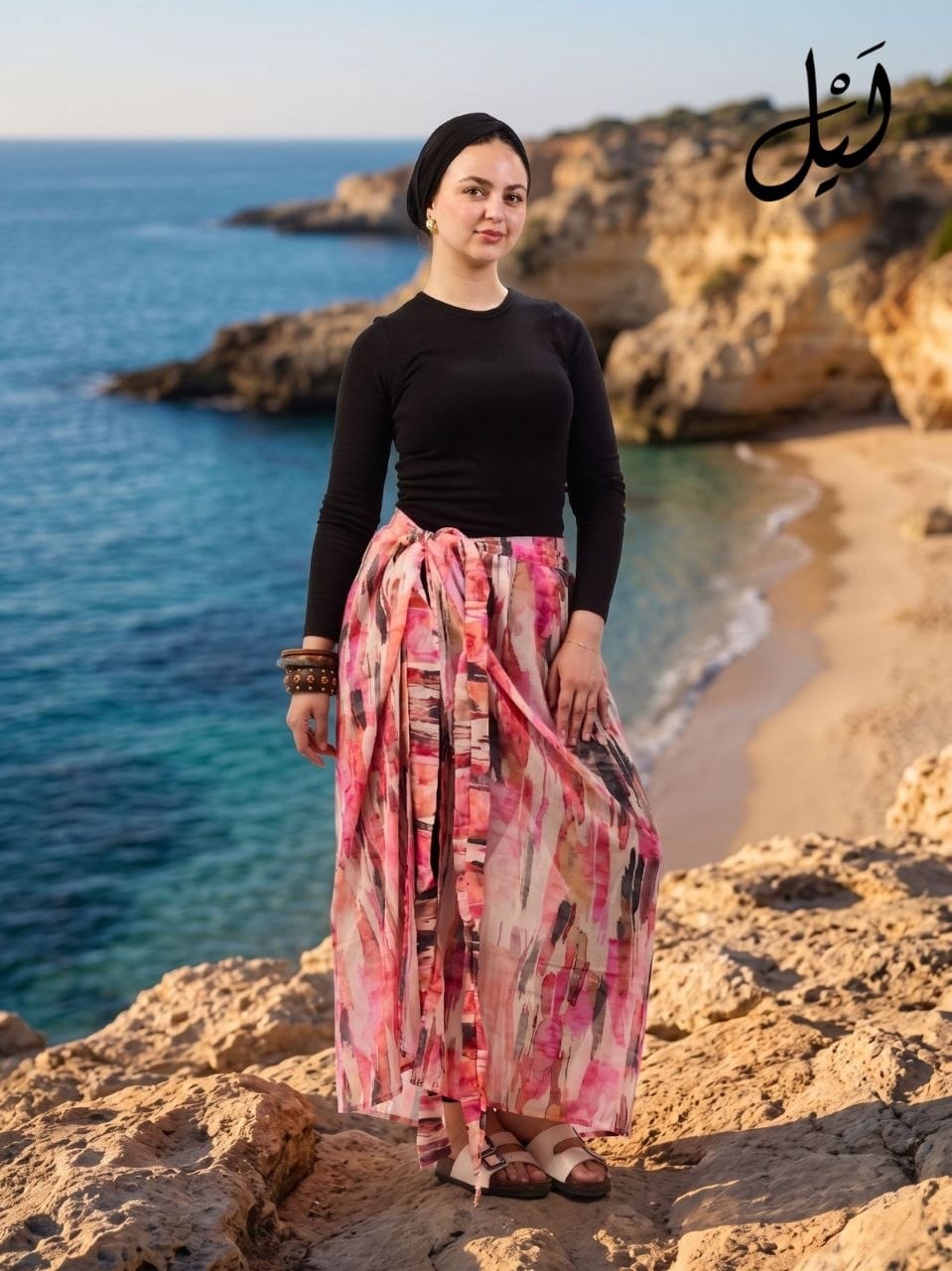 Printed Beach Cover-Up