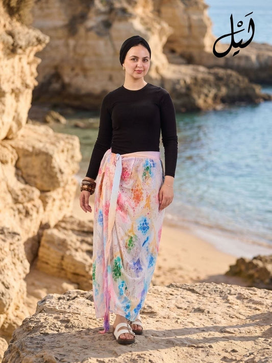 Printed Beach Cover-Up