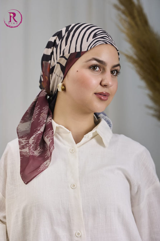 Printed Chiffon Scarf