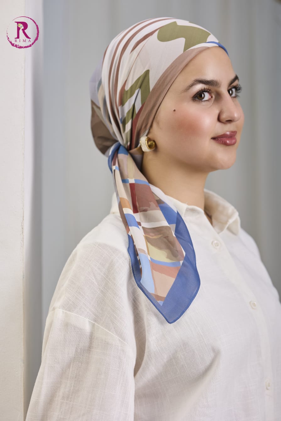 Printed Chiffon Scarf