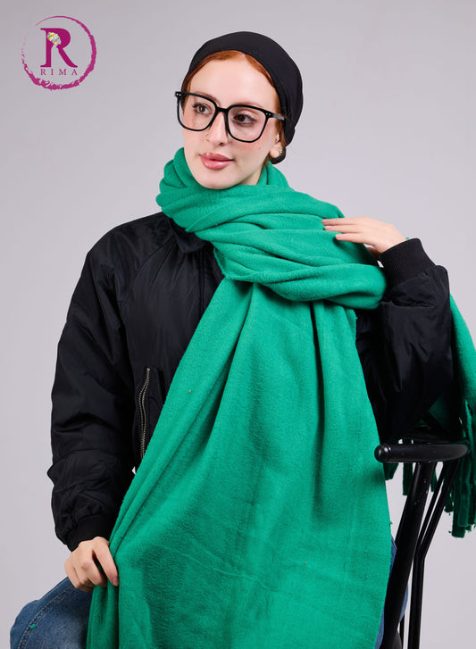 Green Mohair Scarf Shawls