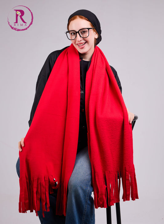 Red Mohair Scarf Shawls
