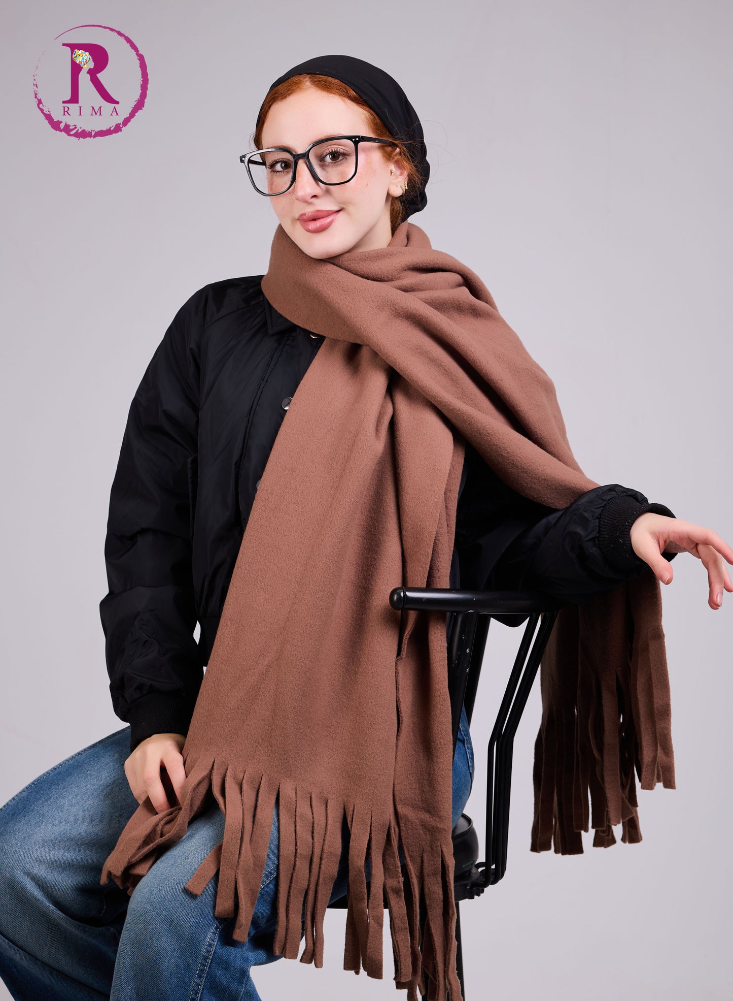 Chocolate Mohair Scarf Shawls