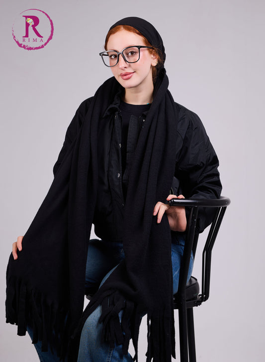 Black Mohair Scarf Shawls