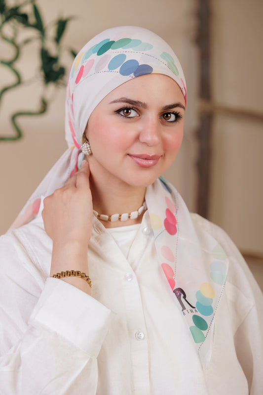 Printed Crepe Chiffon Scarf