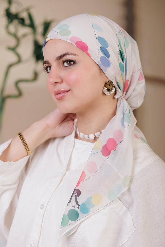 Printed Crepe Chiffon Scarf