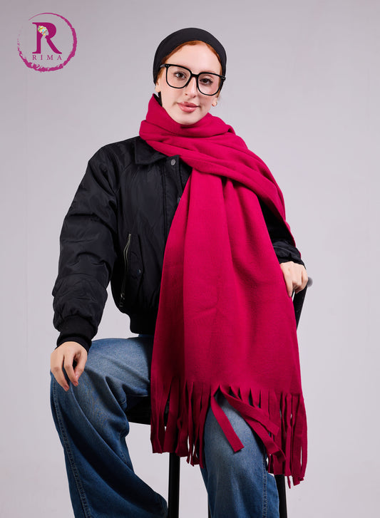 Cerise Mohair Scarf Shawls