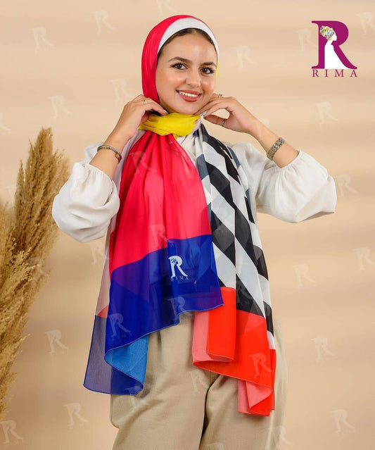 Digital Chiffon Scarf 2 Meters