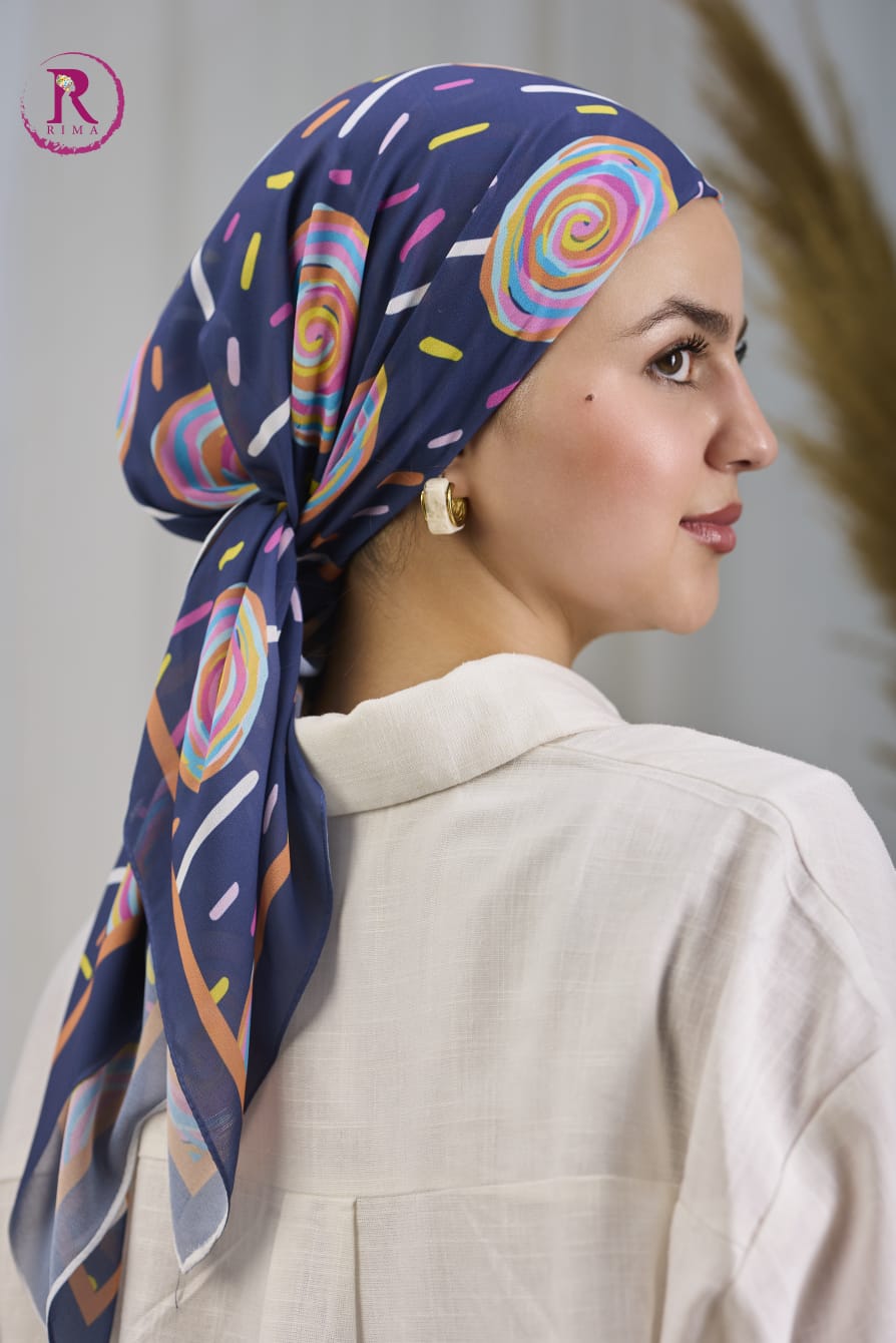 Printed Chiffon Scarf