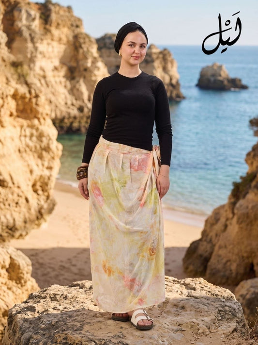 Printed Beach Cover-Up