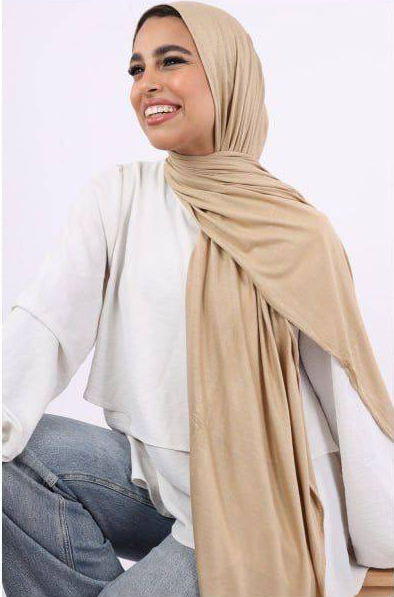 Plain Cotton Lycra Scarf