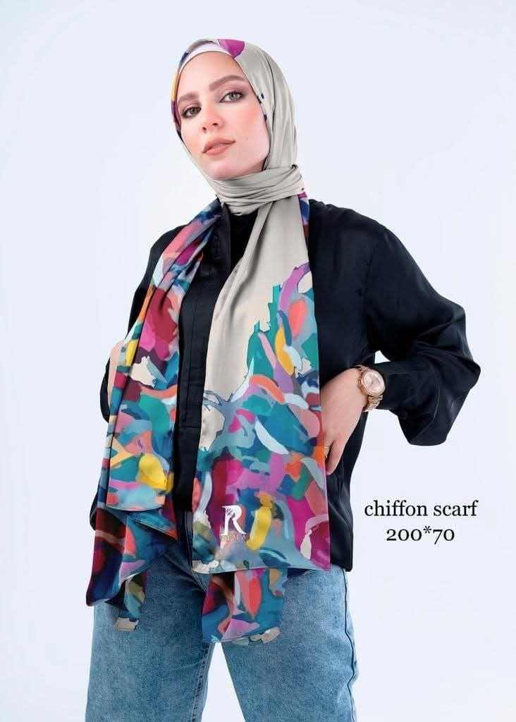 Digital Chiffon Scarf 2 Meters