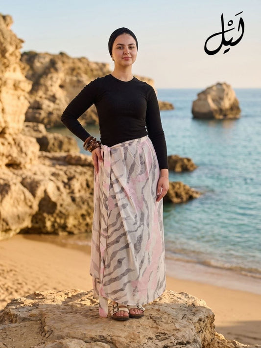 Printed Beach Cover-Up