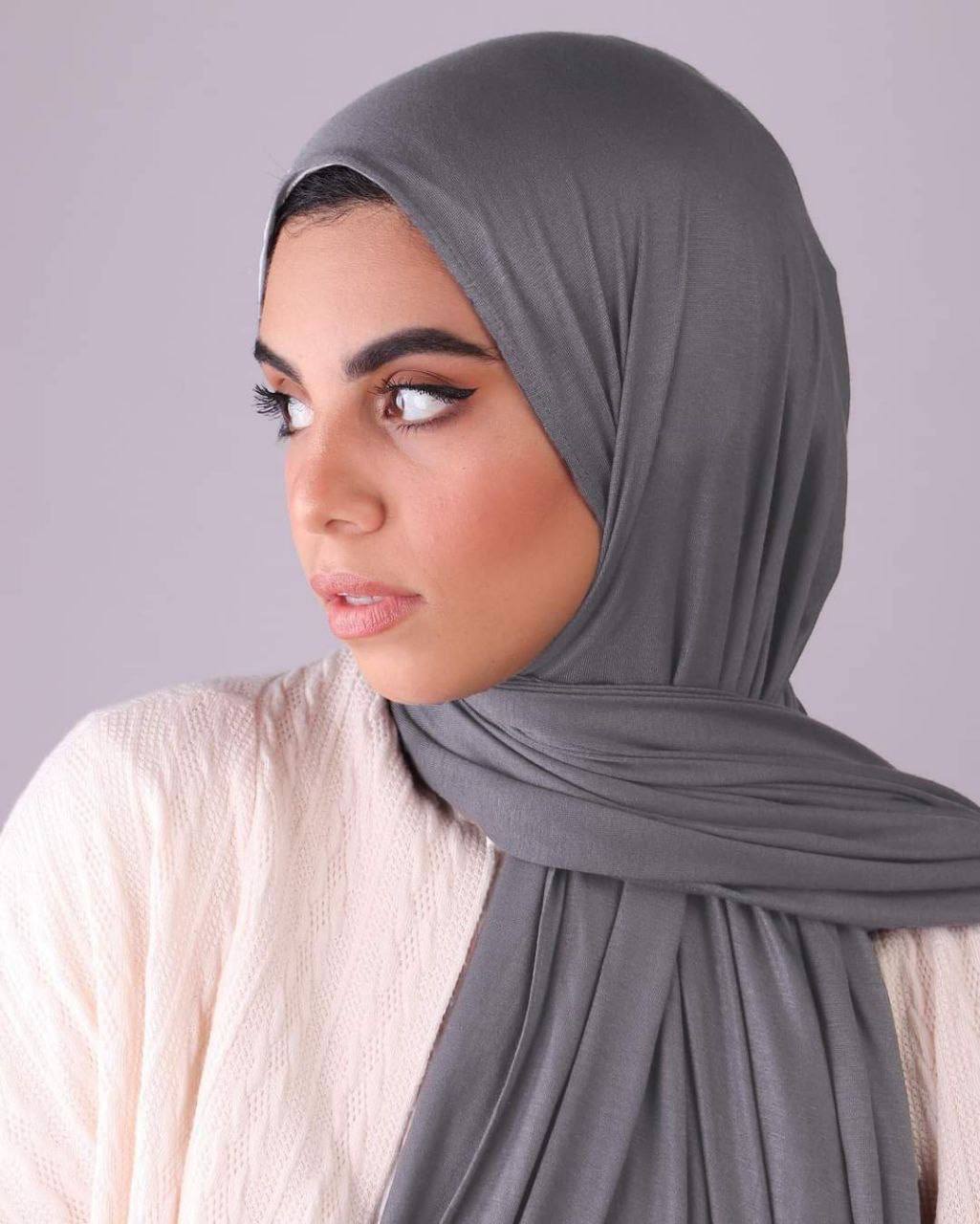 Plain Cotton Lycra Scarf