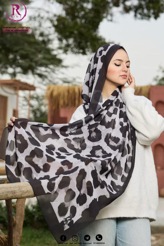 Digital Chiffon Scarf 2 Meters