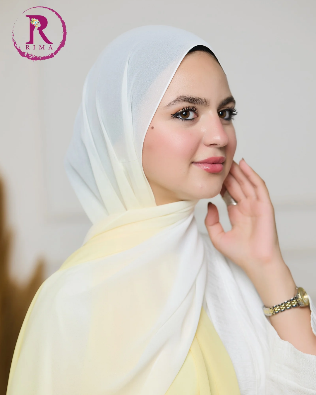 Gradient Chiffon Scarf