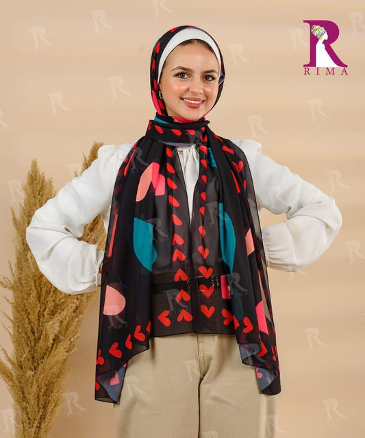 Digital Chiffon Scarf 2 Meters