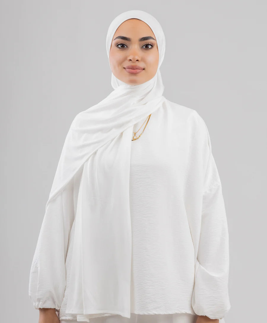 Plain Cotton Lycra Scarf