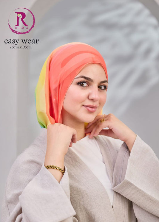 Easy Wear Degrade Scarf-Soft