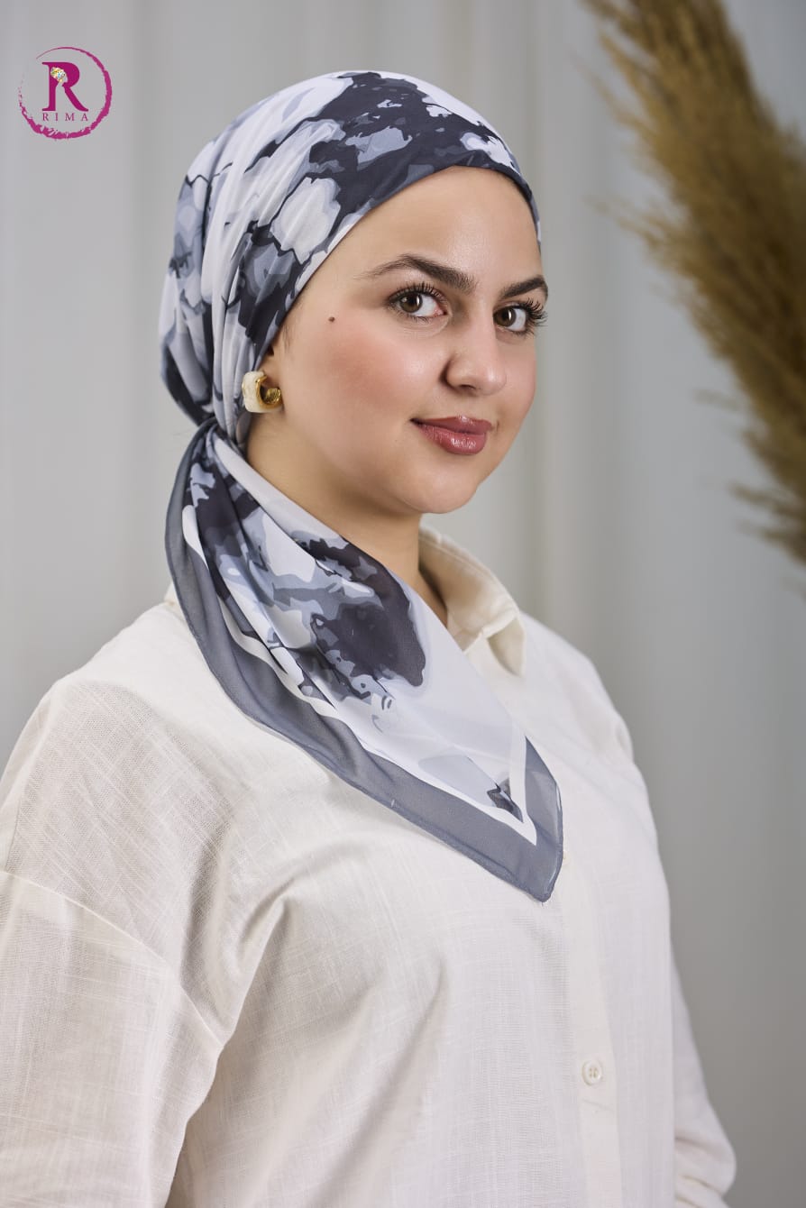 Printed Chiffon Scarf