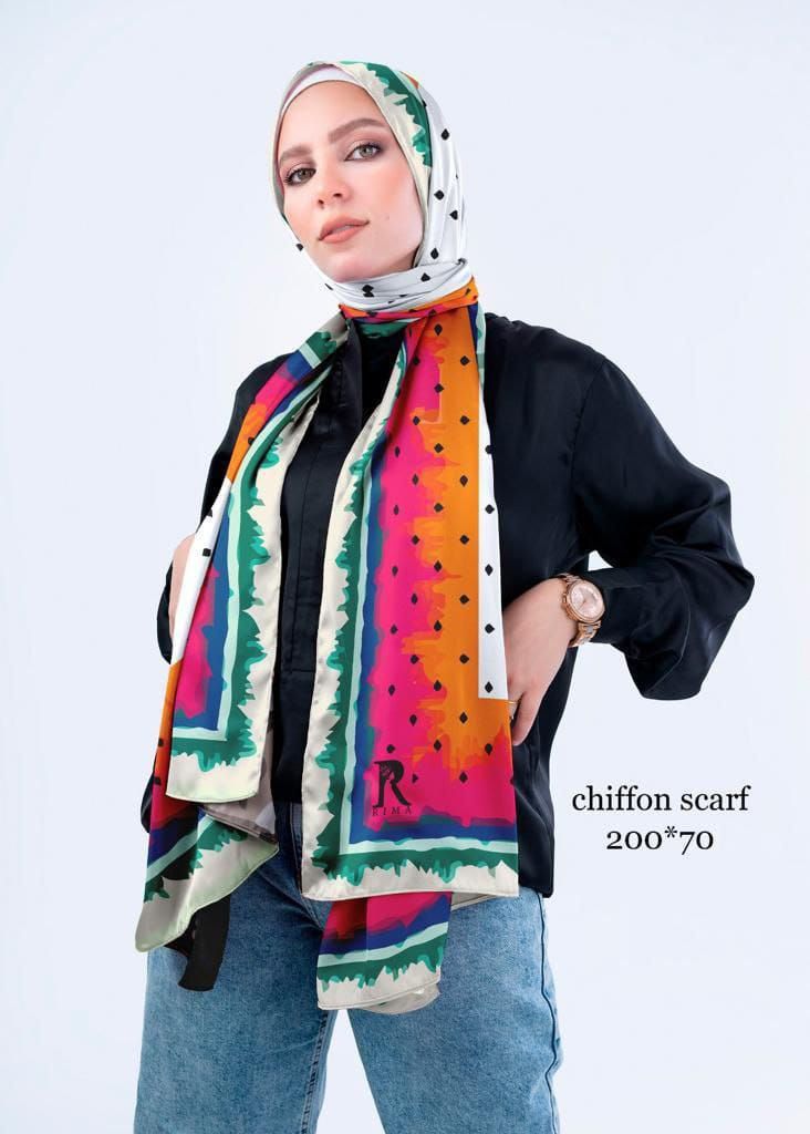 Digital Chiffon Scarf 2 Meters