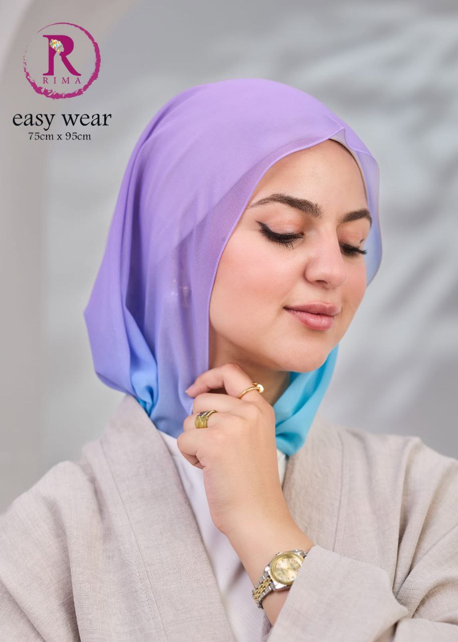 Easy Wear Degrade Scarf-Soft