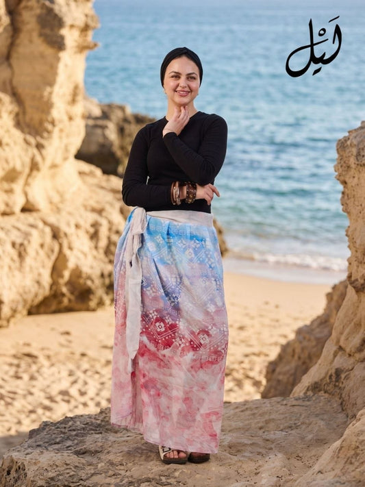 Printed Beach Cover-Up