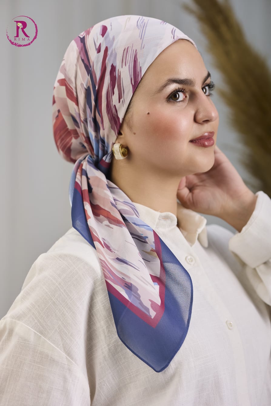 Printed Chiffon Scarf