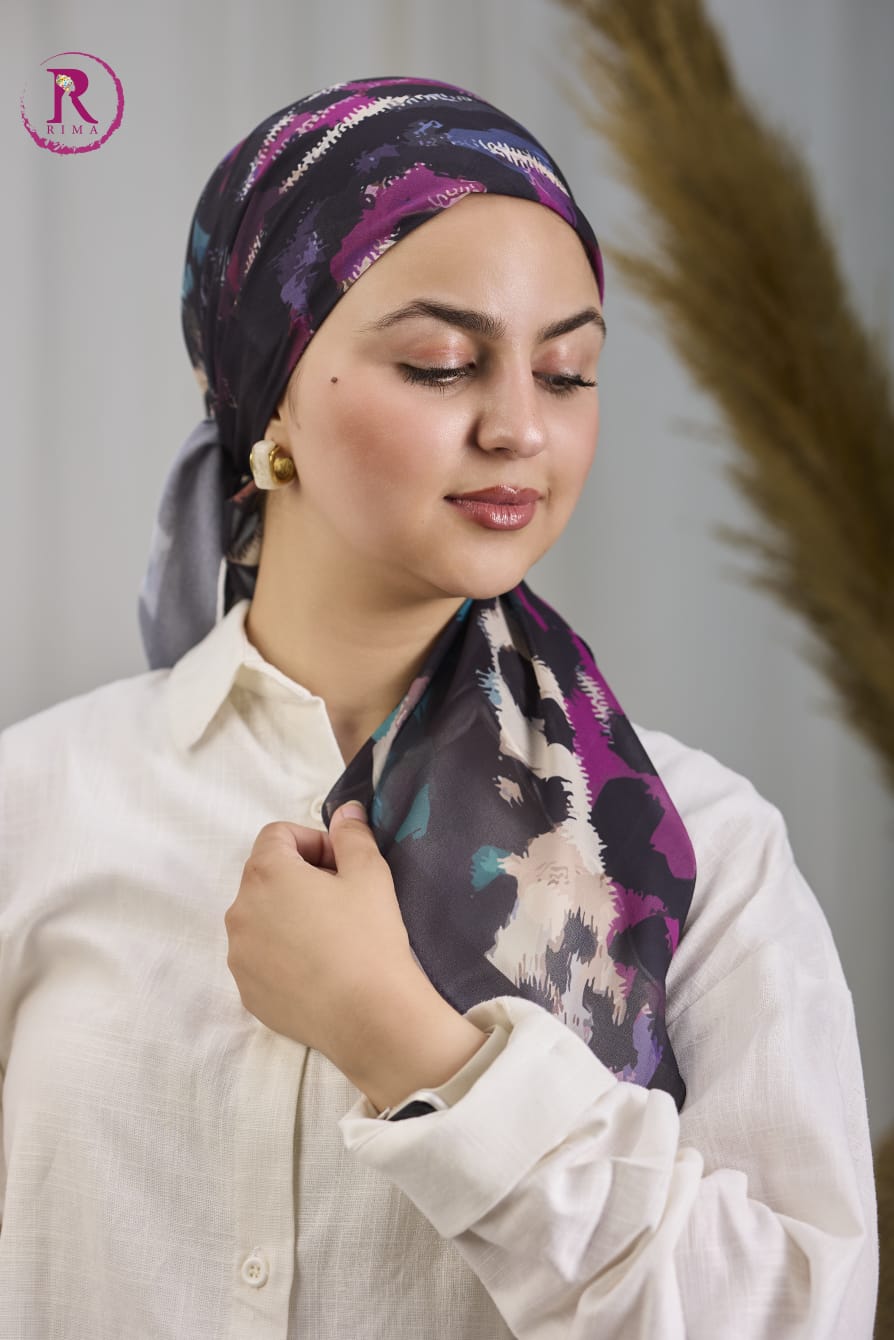 Printed Chiffon Scarf