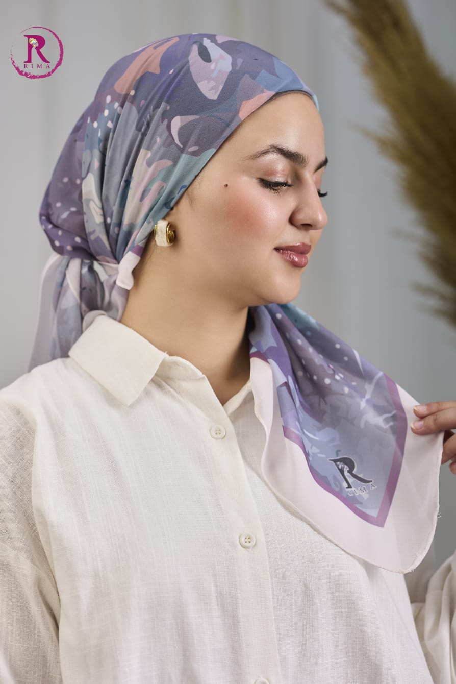 Printed Chiffon Scarf
