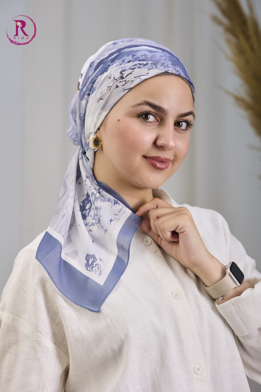 Printed Chiffon Scarf
