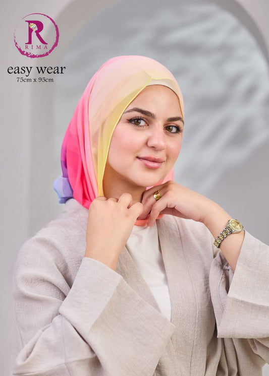 Easy Wear Degrade Scarf-Soft