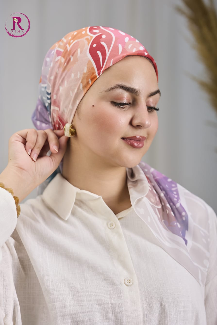 Printed Chiffon Scarf
