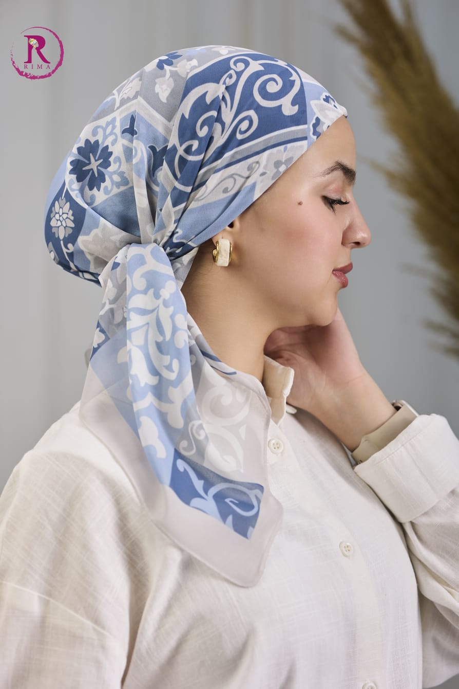 Printed Chiffon Scarf