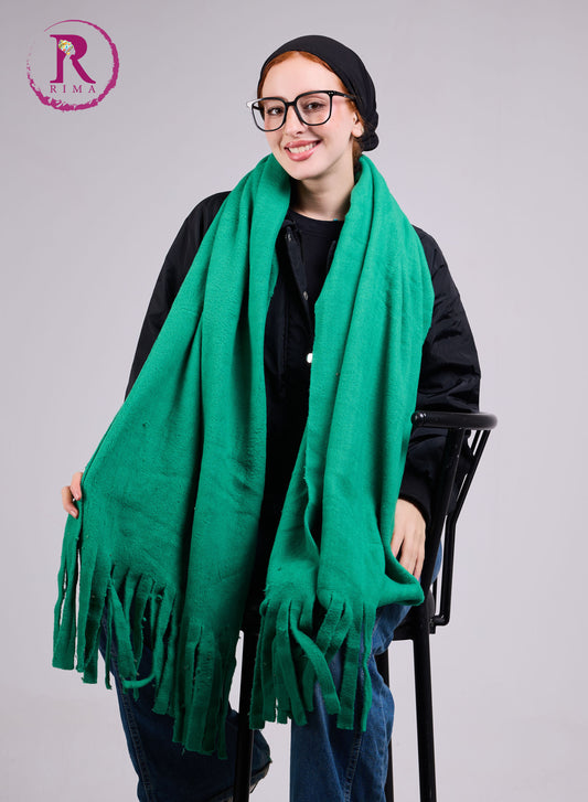 Green Mohair Scarf Shawls