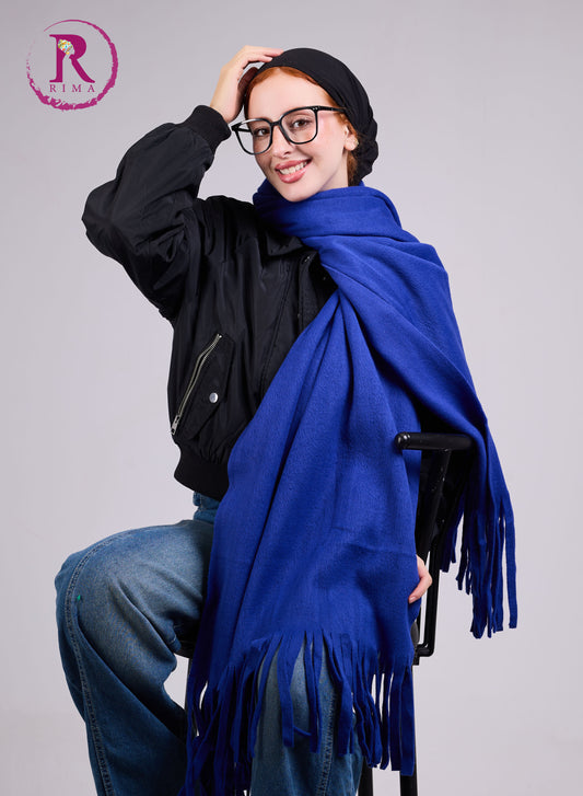 Blue Mohair Scarf Shawls