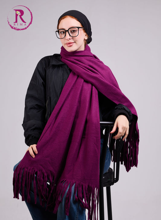 Purple Mohair Scarf Shawls