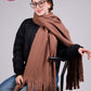 Chocolate Mohair Scarf Shawls