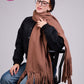 Chocolate Mohair Scarf Shawls