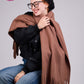 Chocolate Mohair Scarf Shawls
