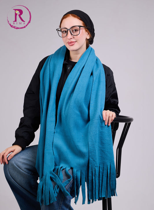 Sky Blue Mohair Scarf Shawls