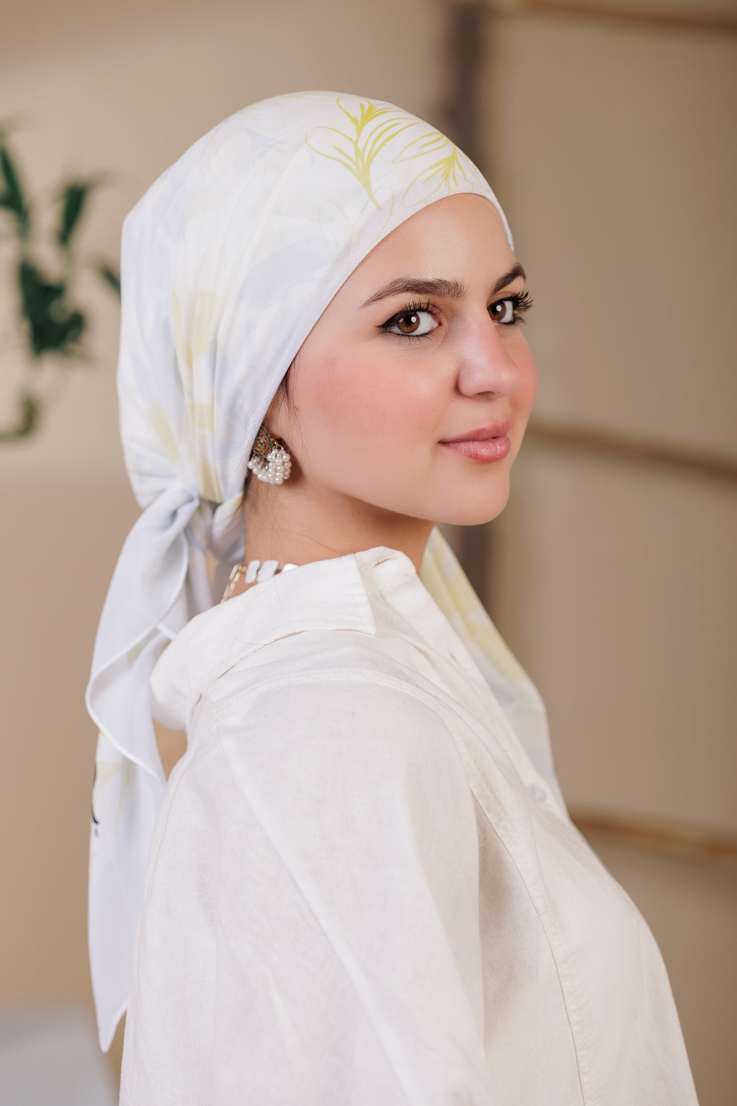 Printed Crepe Chiffon Scarf