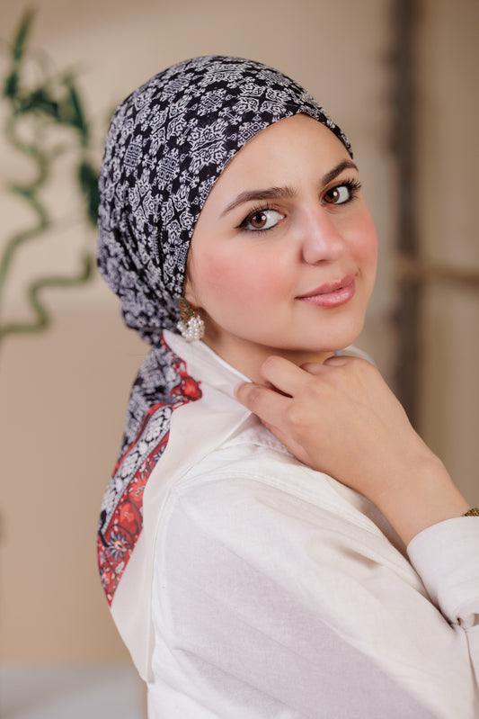 Printed Crepe Chiffon Scarf