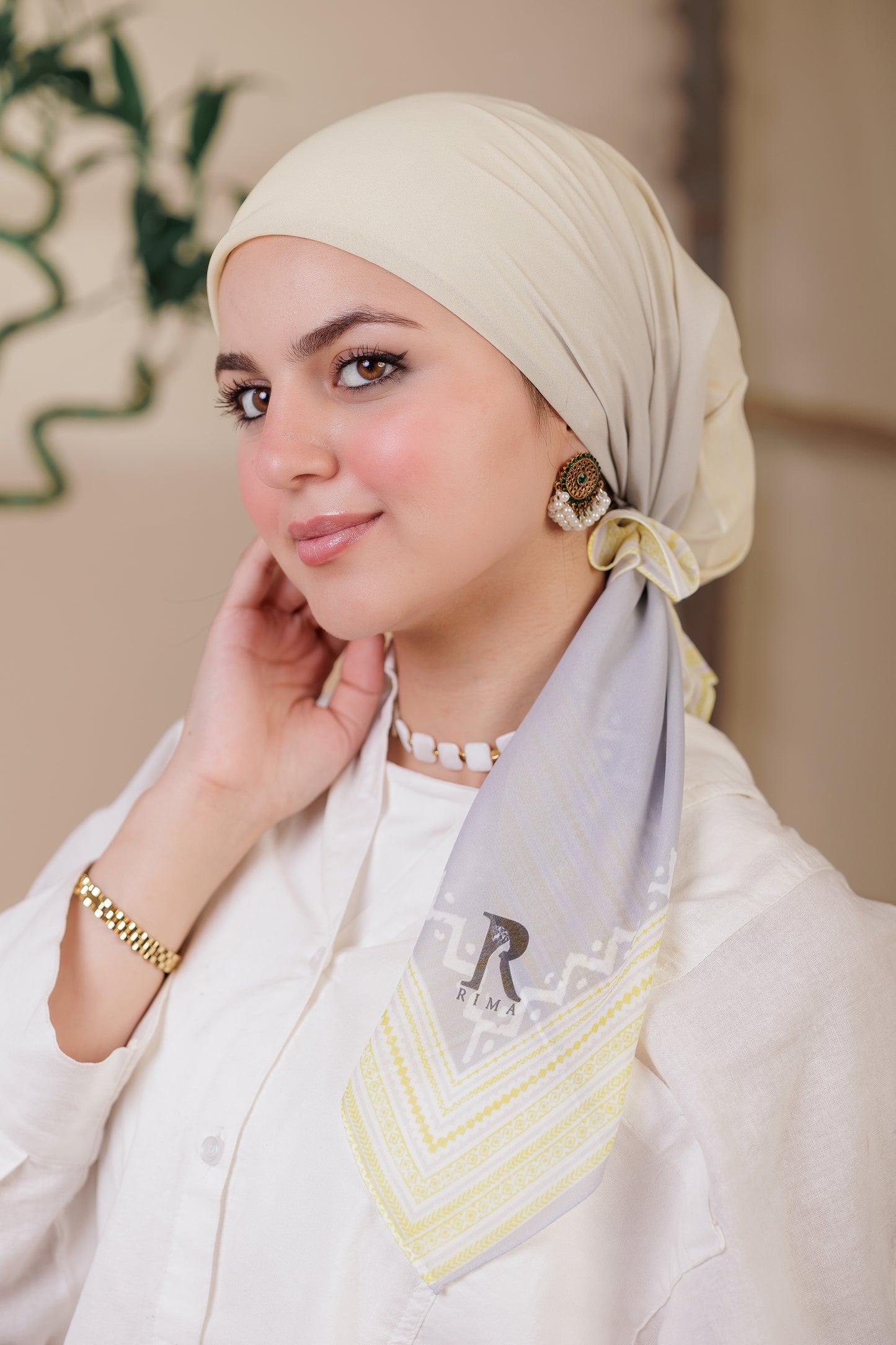 Printed Crepe Chiffon Scarf