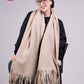 Sand Beige Mohair Scarf Shawls