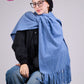 Light Blue Mohair Scarf Shawls