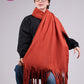 Rust Mohair Scarf Shawls